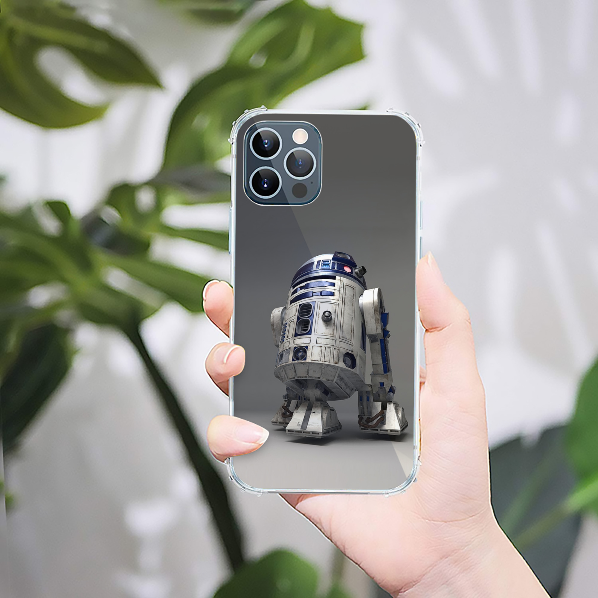 （画像用） スター・ウォーズ Star Wars 【iPhone 12シリーズ対応】透明スマホケース（クリアソフトケース）
